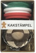 Miniatyrbillede 2 af 3: Pepparkaksstämplar Set Stämplar Bak 3 motiv