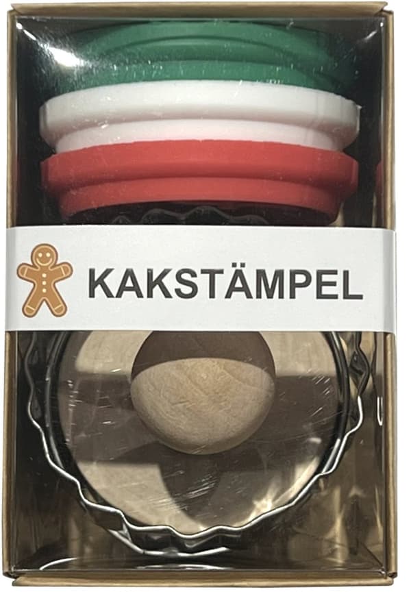 Pepparkaksstämplar Set Stämplar Bak 3 motiv