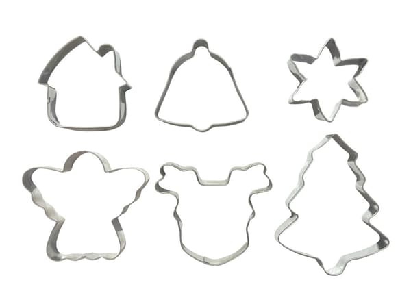 Pepparkaksformar 6 delar