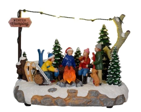 Joulukoriste Nenurodite LED SCENERY DECORATION 12X21CM 487195