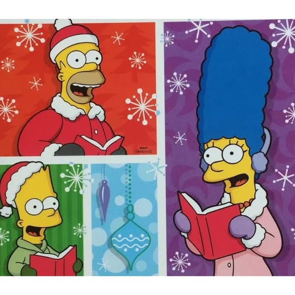 The Simpsons Tis The Season Christmas Card (Pack of 8)