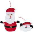 Miniatyrbild 6 av 8: LED-jultomte 68 cm hög med hatt, skägg och handskar Trädgårdsfigur Juldekoration med 30 varmvita lysdioder