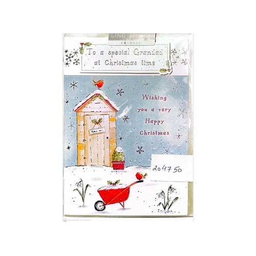 Ling Design To A Special Grandad Christmas Card White/Blue/Red One Size