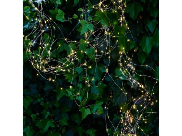 Sirius Knirke - 200 LED - Klar/Sølv