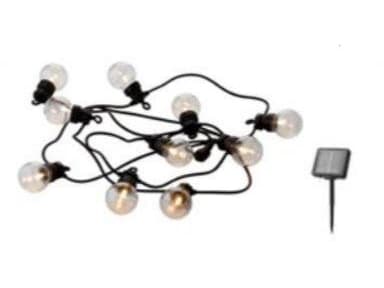 Sirius Lucas Solar Startsæt - Klar/Sort - 10 LED