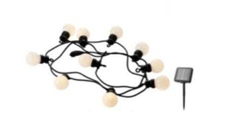 Sirius Sirius Lucas Solar Starter Kit - Mattamusta - 10 LEDiä musta