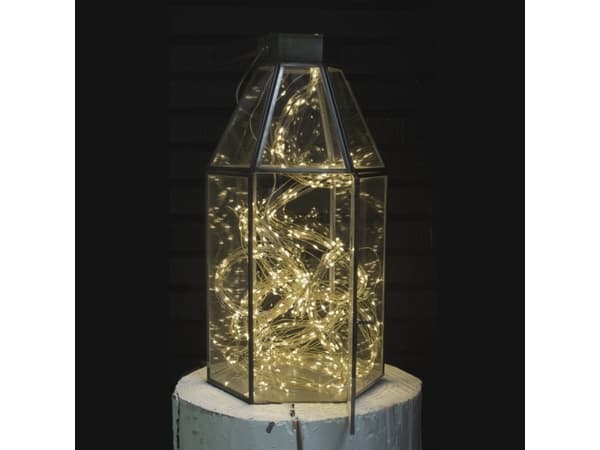 Sirius Knirke - 350 LED - Klar/Sølv