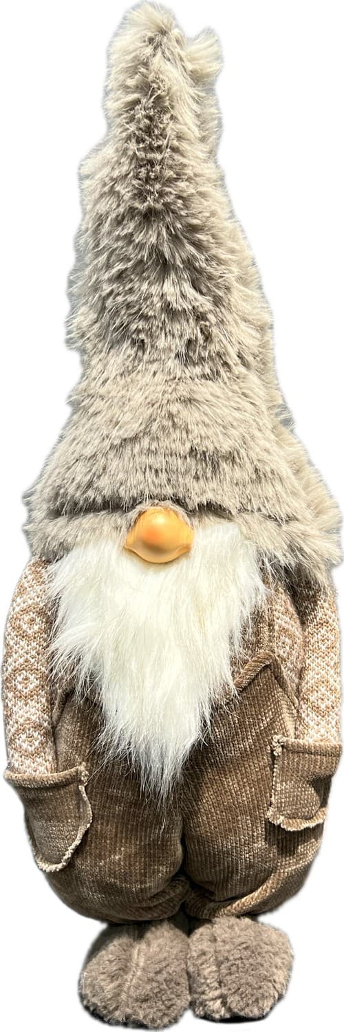 Tomte Greige/Brun Mönstrad 63cm