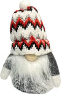 Miniatyrbillede 1 af 2: Tomte Luva Svart/Grå zickzack 13 cm