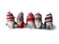 Miniatyrbild 2 av 2: Tomte Luva Röd/Grå melerad 13 cm