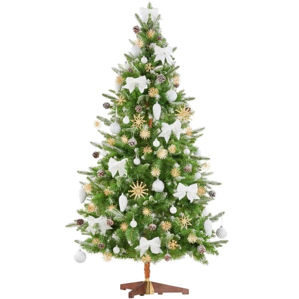 Kunstigt juletræ Blitzen, 180 cm, sprøjtestøbningsnåle - grøn