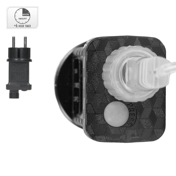 LED-julstjärna 38 cm med 960 varmvita LED-lampor och timer av metall för inomhus- och utomhusbruk IP44 stänkskyddad