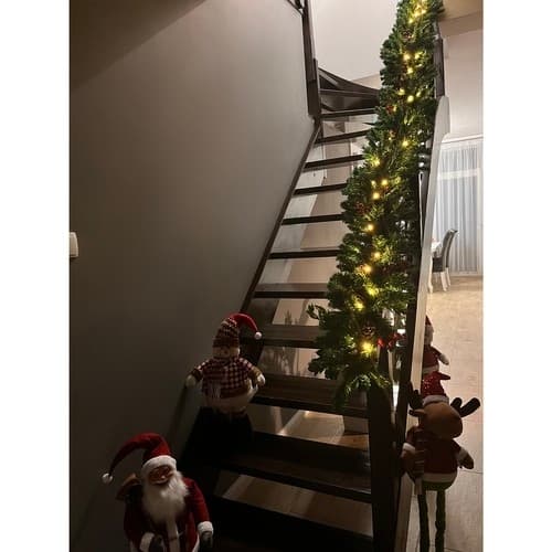 Formbar Julgirlang med LED-ljus 270cm