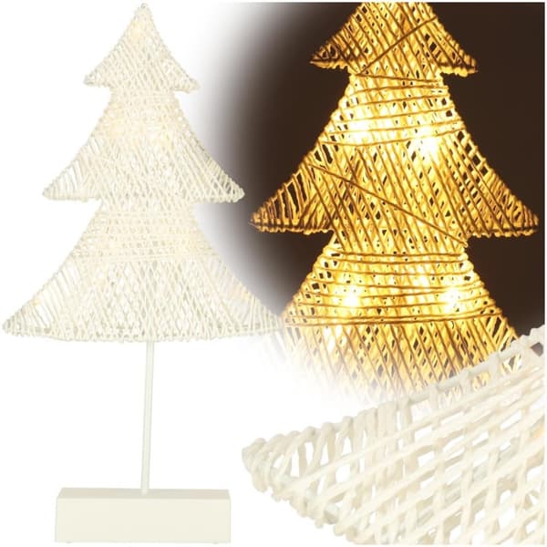 Julgran Dekoration 39cm LED Varmgul Batteri