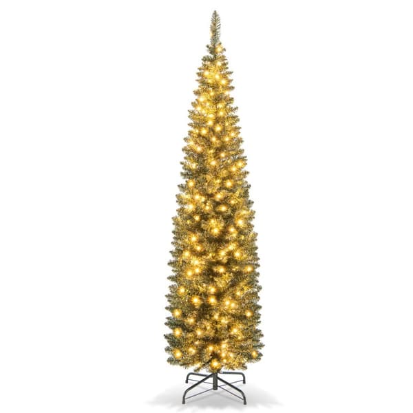 Kunstig juletræ, 210x42 cm, Grøn