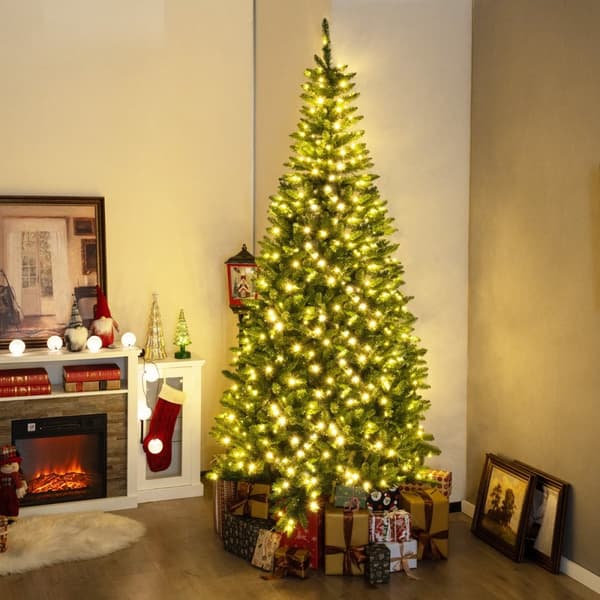 Kunstig juletræ, 240x112x60 cm, Grøn