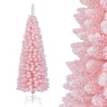 Miniatyrbillede 1 af 8: Kunstig juletræ, Snefaldet 5 FT, 5ftx1.4ft, Lyserød