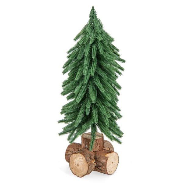 Julgran, 40x15 cm, Grön och Brun