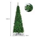 Miniatyrbillede 3 af 6: Kunstig juletræ, 225 cm, Grøn