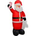 Miniatyrbild 2 av 4: vidaXL Uppblåsbar jultomte 240 cm