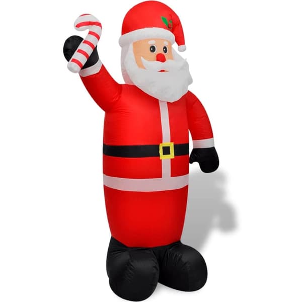 vidaXL Uppblåsbar jultomte 240 cm