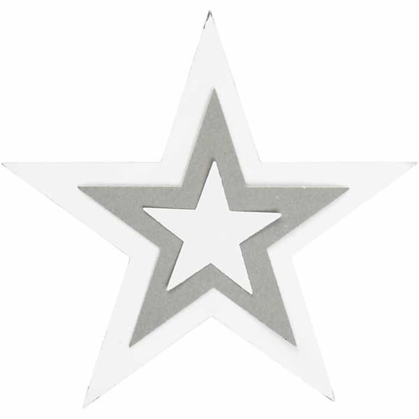 Pappersstansar - Lager-på-lager - Stjärna - 3 mixade