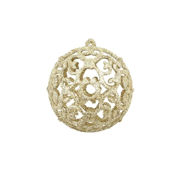 vidaXL Julgranskulor 100 delar set 3/4/6 cm guld