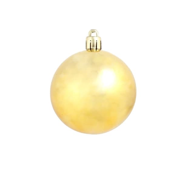 vidaXL Julgranskulor 100 delar set 3/4/6 cm guld