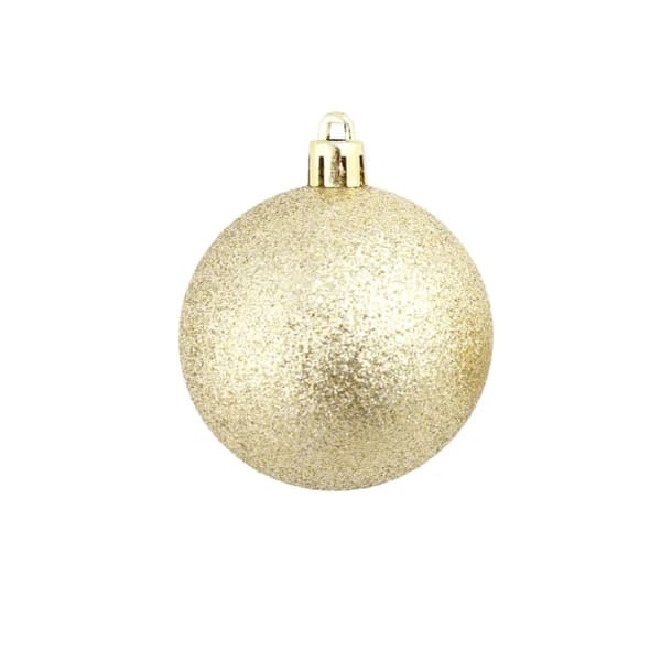 vidaXL Julgranskulor 100 delar set 3/4/6 cm guld