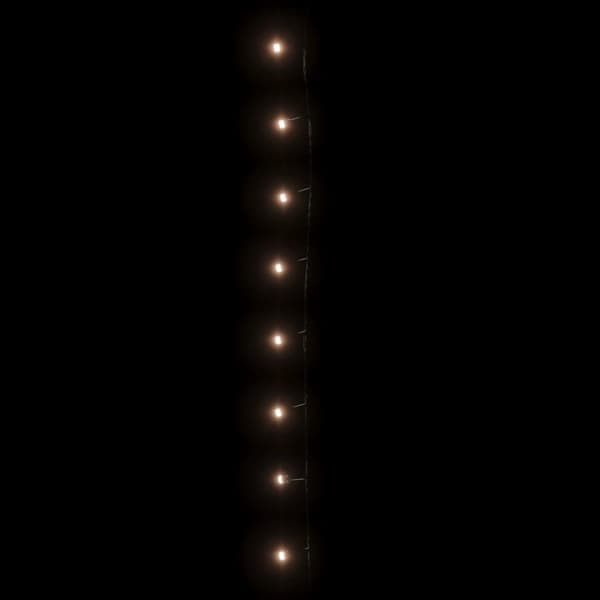 vidaXL Ljusslinga med 600 LED 60 m 8 ljuseffekter IP44 varmvit