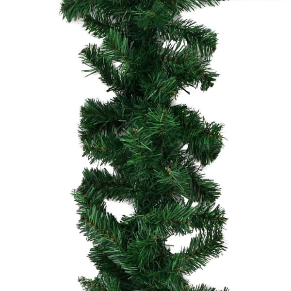 vidaXL Julgirlanger 4 st grön 270 cm PVC