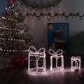 Miniatyrbild 3 av 9: vidaXL Juldekoration julklappar med 180 LED inomhus/utomhus