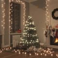 Miniatyrbillede 1 af 7: vidaXL lyskæde 2000 LED'er indendørs & udendørs IP44 200 m varm hvid
