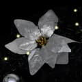 Miniatyrbillede 6 af 6: vidaXL julekrans buefacon med LED-lys 90 cm PVC sort