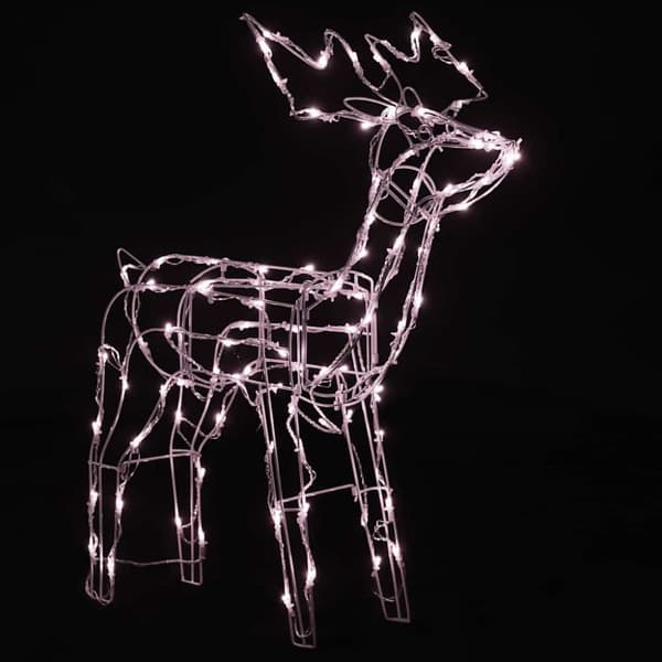 vidaXL juledekoration i 3 dele rensdyr 229 LED'er
