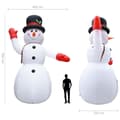 Miniatyrbillede 10 af 10: vidaXL oppustelig snemand med LED IP44 600 cm XXL