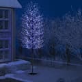 Pikkukuva 1 / 11: vidaXL Joulukuusi 2 000 sinistä LED-valoa kirsikankukka 500 cm