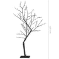 Miniatyrbild 9 av 9: vidaXL Plastgran 128 LEDs körsbärsblommor varmvitt ljus 120 cm