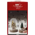 Miniatyrbild 2 av 3: DIY snöglob med ledbelysning - H: 10 + 12,5 cm - 2 st