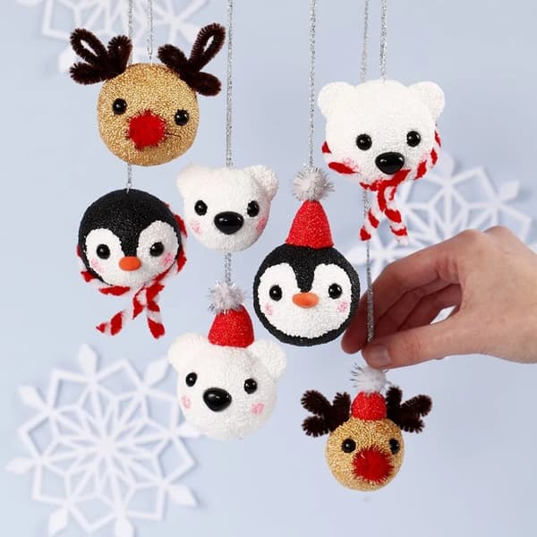 DIY Kit - Julgranskulor Polardjur