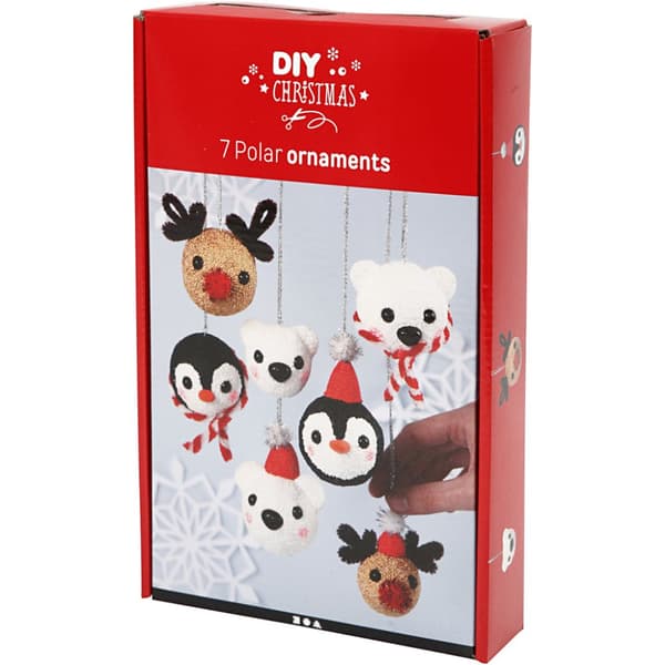 DIY Kit - Julgranskulor Polardjur