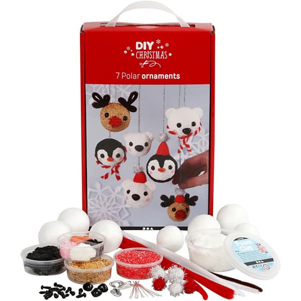 DIY Kit - Julgranskulor Polardjur