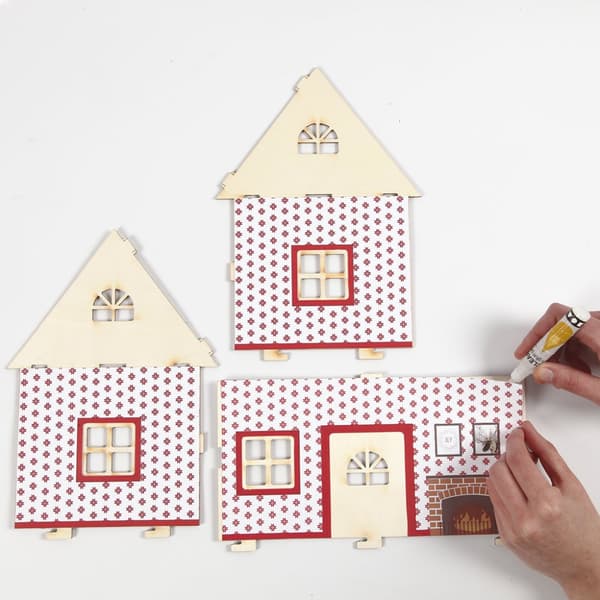Jultomtens Hus - DIY Kit - Höjd 24 cm