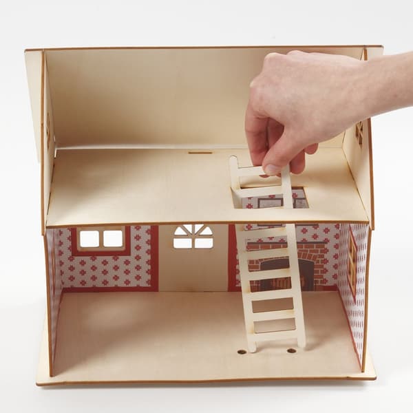 Jultomtens Hus - DIY Kit - Höjd 24 cm