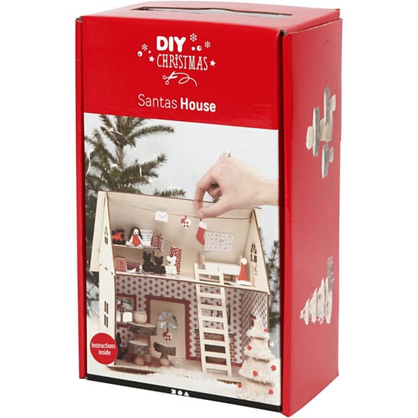 Jultomtens Hus - DIY Kit - Höjd 24 cm