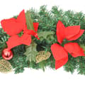 Miniatyrbillede 5 af 6: vidaXL julebue med LED-lys grøn 90 cm PVC