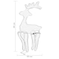 Miniatyrbilde 7 av 7: vidaXL Reinsdyr julepynt med netting 306 LED 60x24x89cm