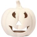Miniatyrbild 2 av 3: Halloweenlyktor -  Pumpor i Terrakotta 2 st - H: 15 cm