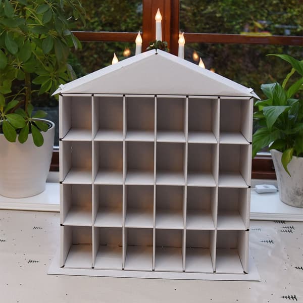 Prylhus/Advenskalender - Papp - 44,5 x 39 cm