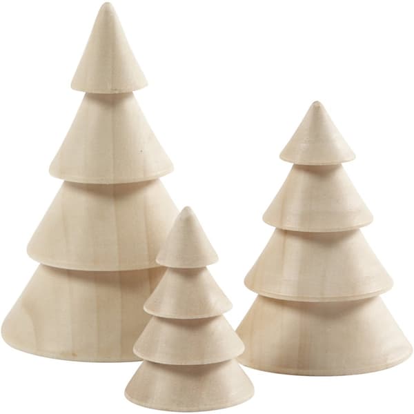Julgranar - Höjd 5 + 7,5 + 10 cm - Kejsarträd - 3 st